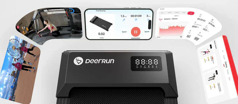Silent Foldable Treadmill for Home