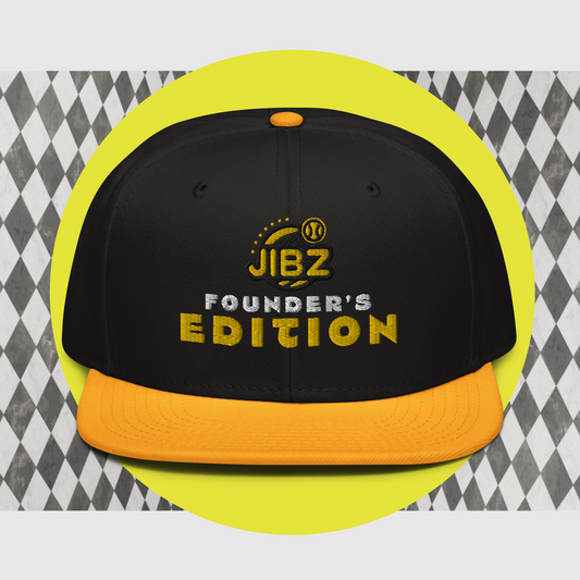 Founder’s Edition Embroidered Snap Back Hat- Jibz